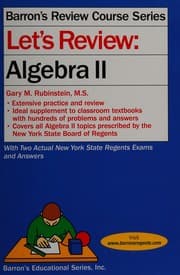 Tapa de Let's review algebra II