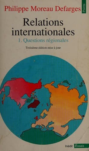 Tapa de Relations internationales