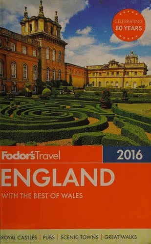 Tapa de Fodor's 2016 England