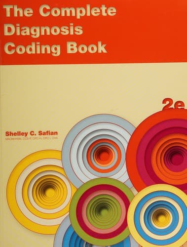 Tapa de The complete diagnosis coding book