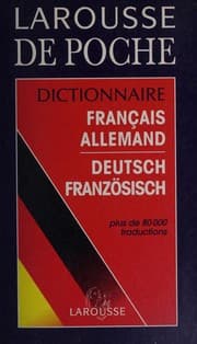 Tapa de Dictionnaire Francais-Allemand and v.v.