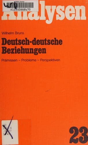 Tapa de Deutsch-deutsche Beziehungen