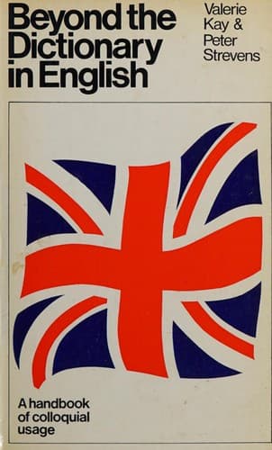 Tapa de Beyond the dictionary in English