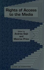 Tapa de Rights of Access to the Media