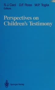 Tapa de Perspectives on children's testimony