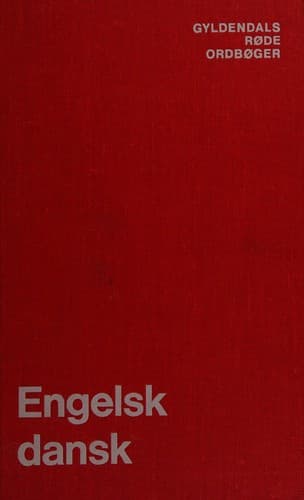 Tapa de Engelsk-dansk ordbog