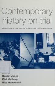 Tapa de Contemporary history on trial