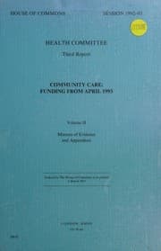 Tapa de Community Care