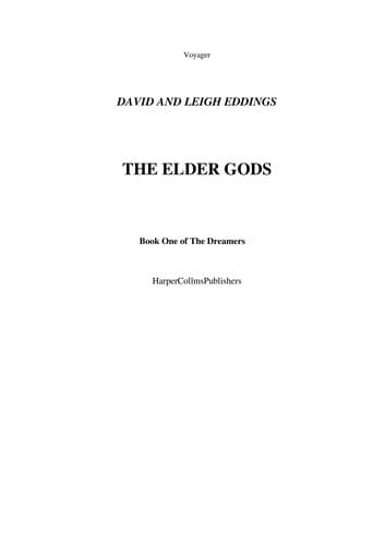 Tapa de The elder Gods
