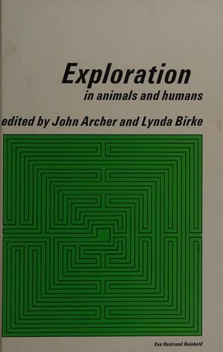 Tapa de Exploration in animals and humans