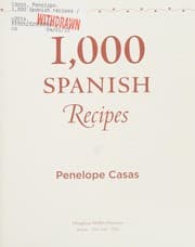 Tapa de 1,000 Spanish recipes