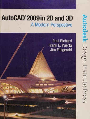 Tapa de Autocad 2009 in 2D and 3D