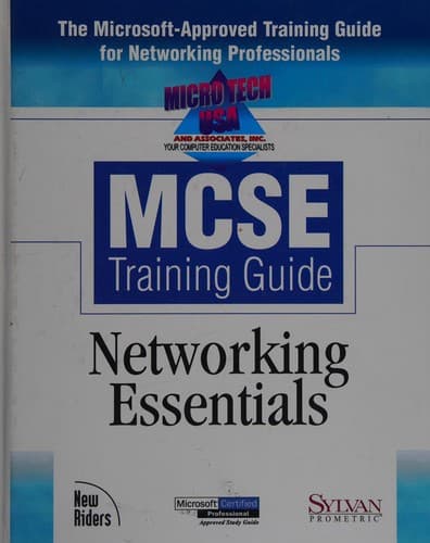 Tapa de Microtech USA McSe Training Guide Networking Essentials