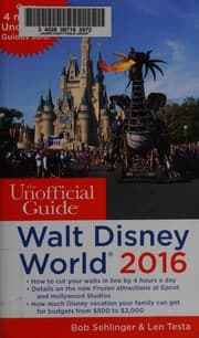 Tapa de The unofficial guide to Walt Disney World 2016