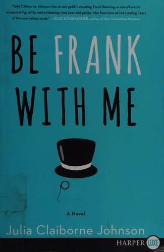 Tapa de Be Frank with me