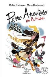 Tapa de Perro apestoso en la nieve