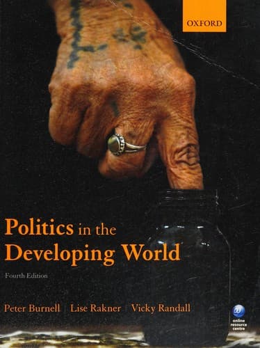 Tapa de Politics in the developing world
