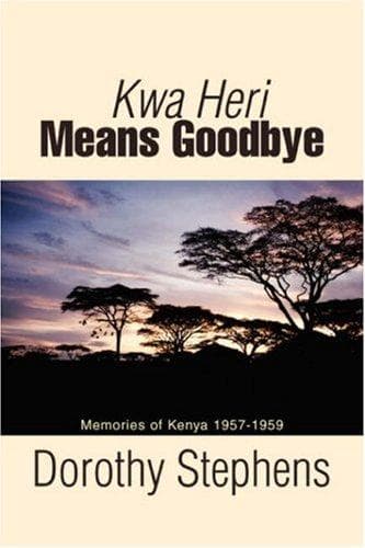 Tapa de Kwa Heri Means Goodbye