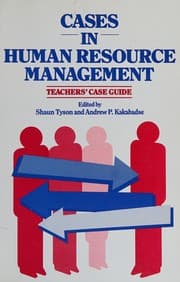 Tapa de Cases in human resource management