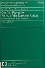 Tapa de Conflict prevention policy of the European Union