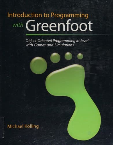 Tapa de Introduction to programming with Greenfoot