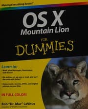 Tapa de OS X Mountain Lion for dummies