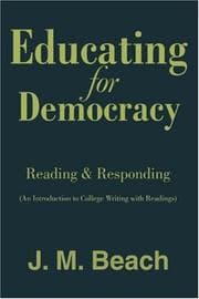 Tapa de Educating for Democracy