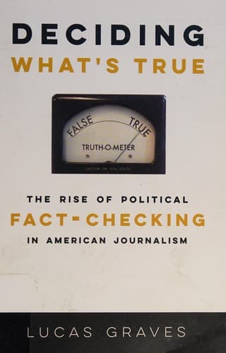Tapa de Deciding What's True