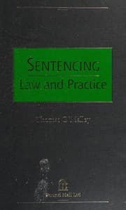 Tapa de Sentencing Law and Practice