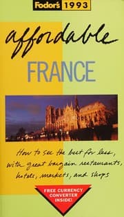 Tapa de Fodor's affordable France