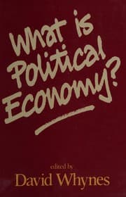 Tapa de What is political economy?