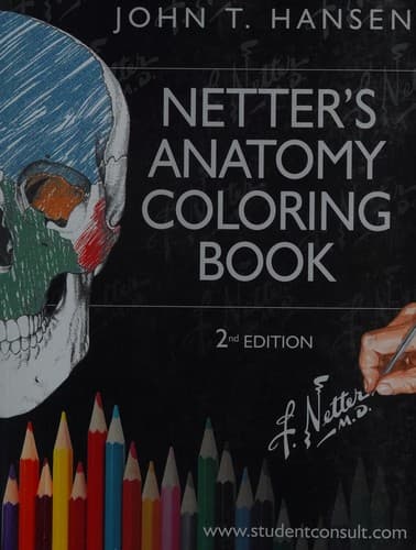 Tapa de Netter's Anatomy Coloring Book