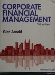 Tapa de Corporate financial management