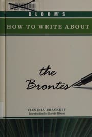 Tapa de Bloom's How to Write About Brontes