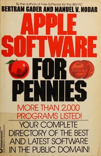 Tapa de Apple software for pennies