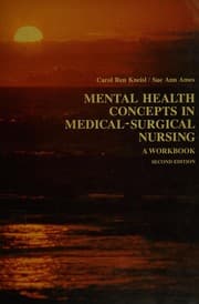 Tapa de Mental health concepts in medical-surgical nursing