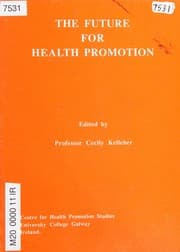 Tapa de The future of health promotion