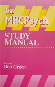 Tapa de The MRCPsych study manual