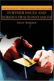 Tapa de Further Issues and Serious Fraud Instances: Fraud Law Book Five