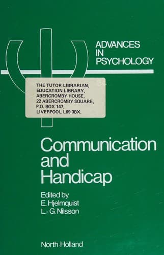 Tapa de Communication and Handicap