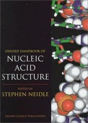 Tapa de Oxford handbook of nucleic acid structure