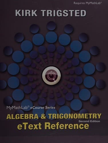 Tapa de EText Referencce for Algebra and Trigonometry