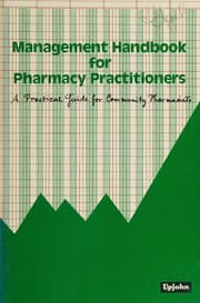 Tapa de Management handbook for pharmacy practitioners