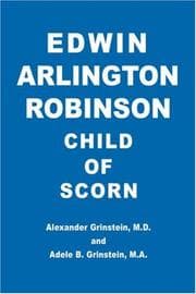 Tapa de Edwin Arlington Robinson Child of Scorn