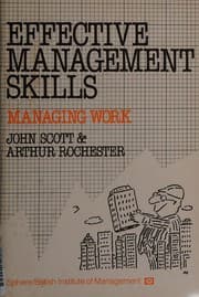 Tapa de Managing work