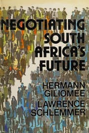 Tapa de Negotiating South Africa's future