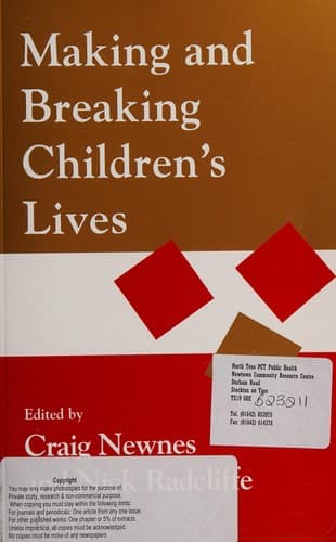 Tapa de Making and breaking children's lives