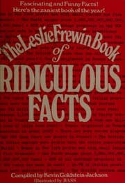 Tapa de The Leslie Frewin book of ridiculous facts