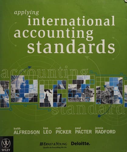 Tapa de Applying international accounting standards