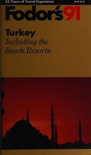 Tapa de Fodor's Turkey.